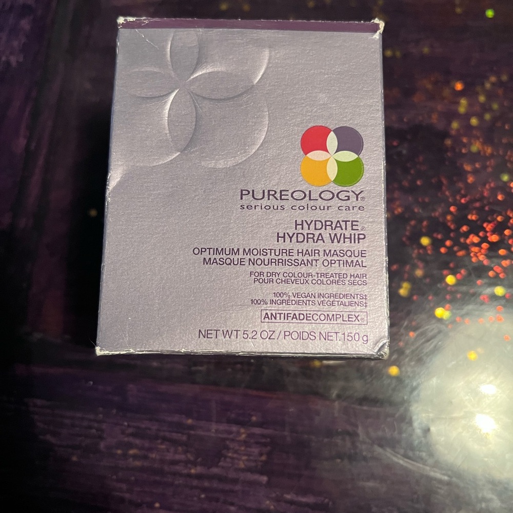 Pureology hair mask, brand new, never used still in the box.
